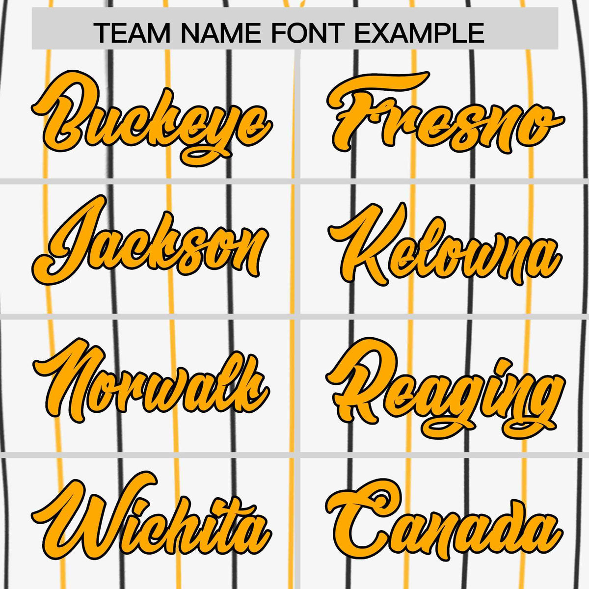 Custom White Yellow and Black Bi-Color Stripes Fashion Authentic Baseball Jersey