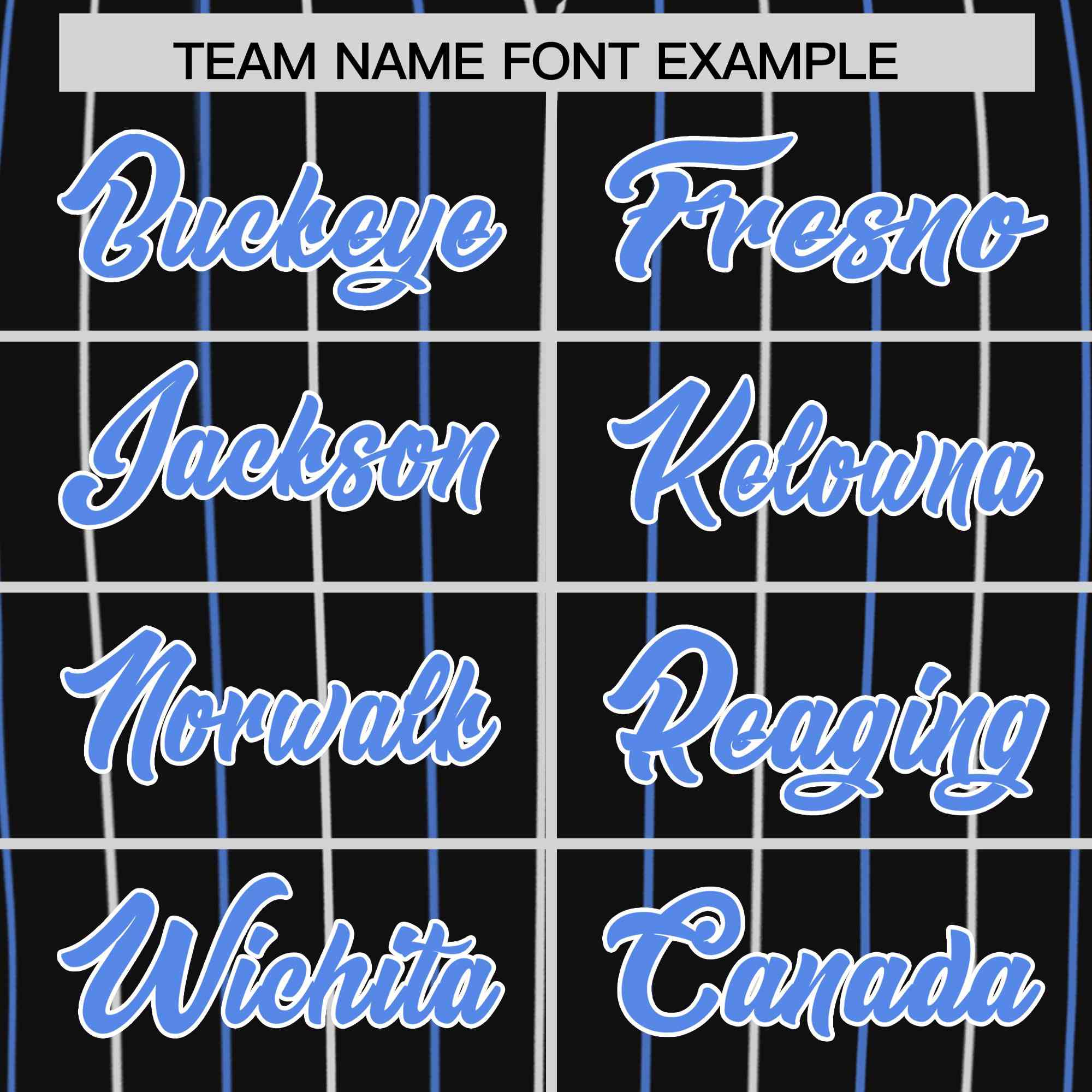 Custom Black Powder Blue and White Bi-Color Stripes Fashion Authentic Baseball Jersey