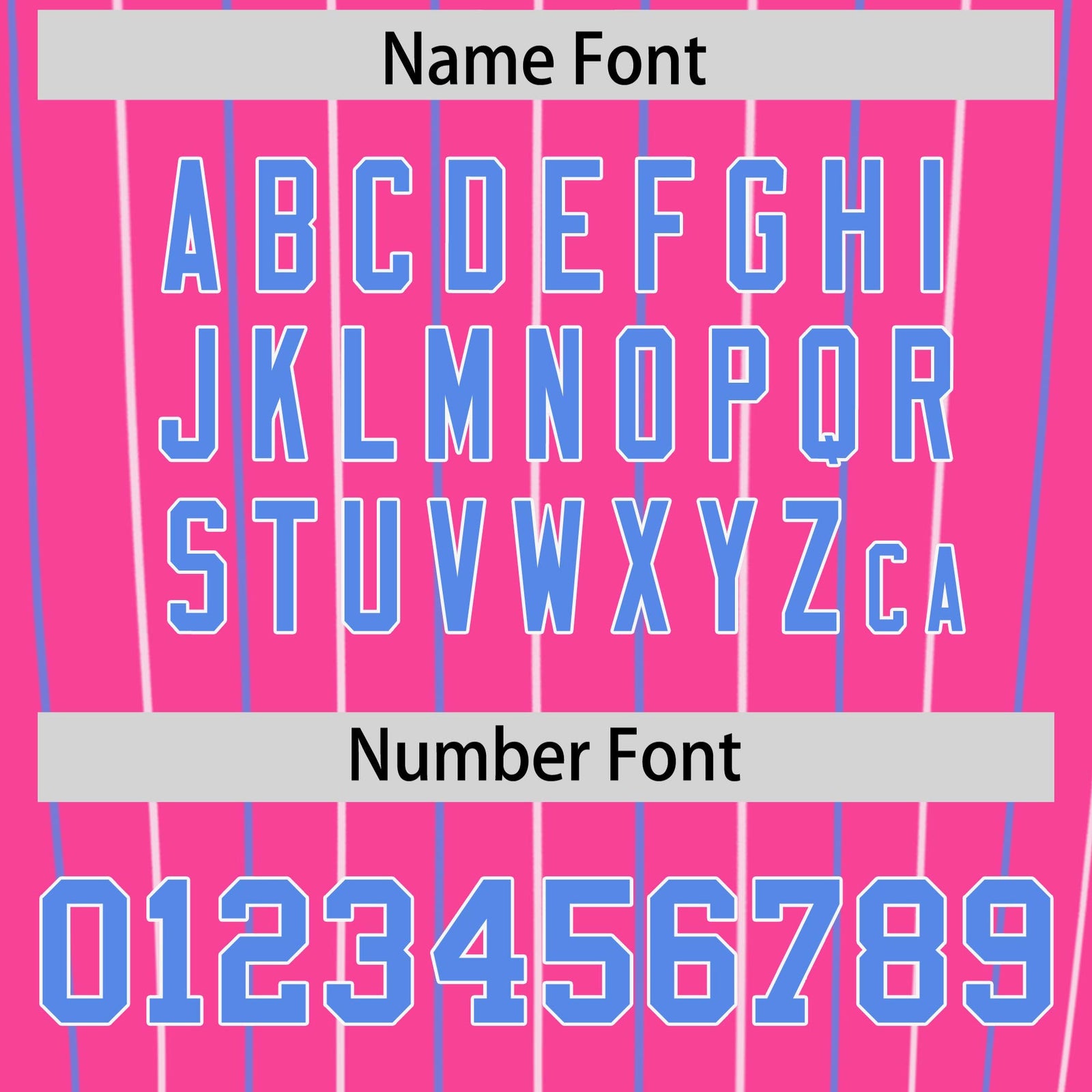 Custom Pink White and Powder Blue Bi-Color Stripes Fashion Authentic Baseball Jersey