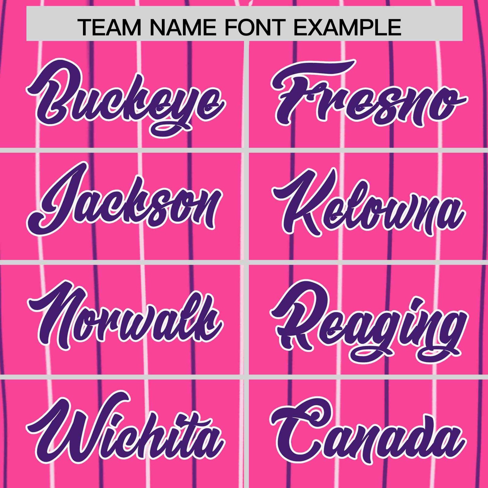 Custom Pink White and Purple Bi-Color Stripes Fashion Authentic Baseball Jersey