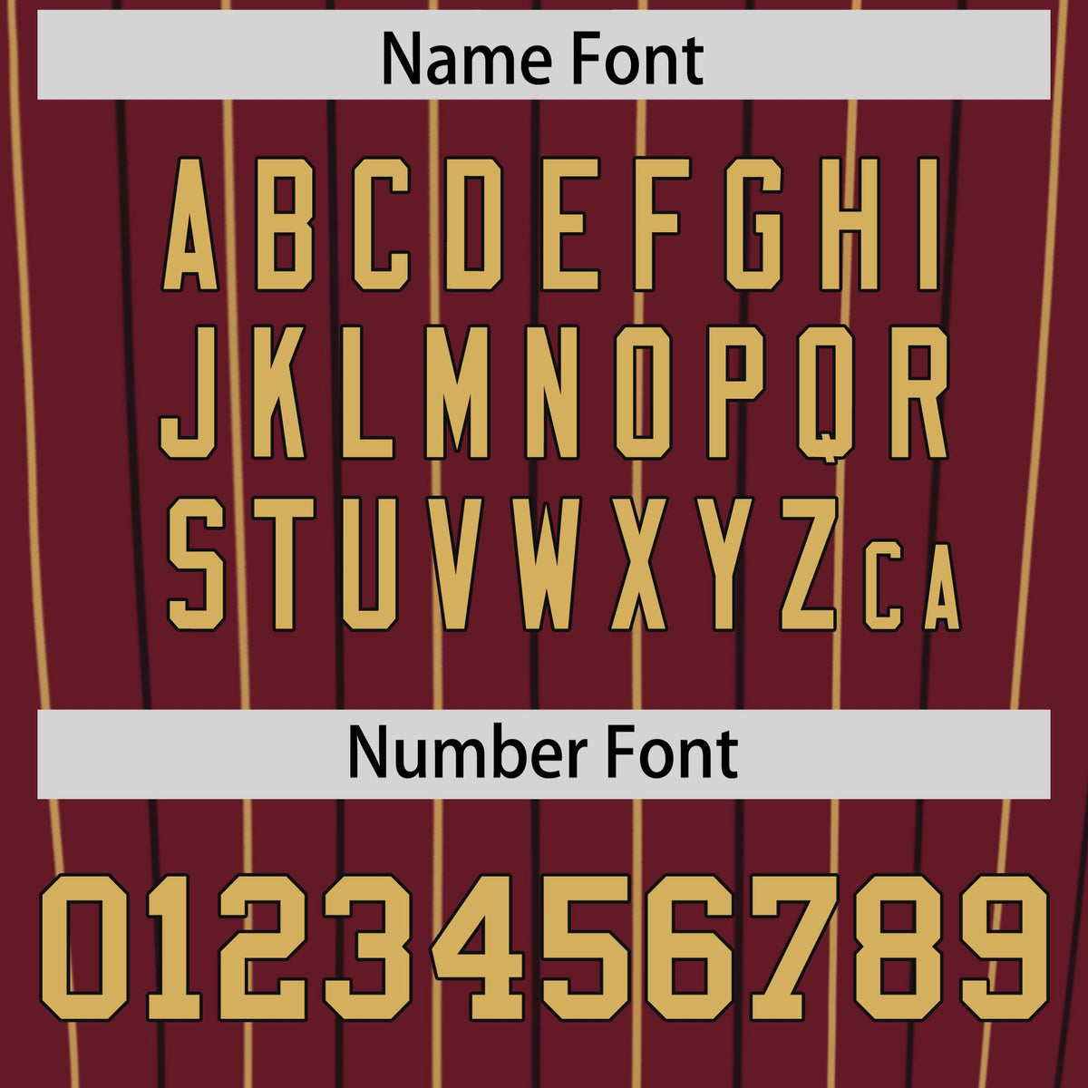 Custom Burgundy Old Gold and Black Bi-Color Stripes Fashion Authentic Baseball Jersey