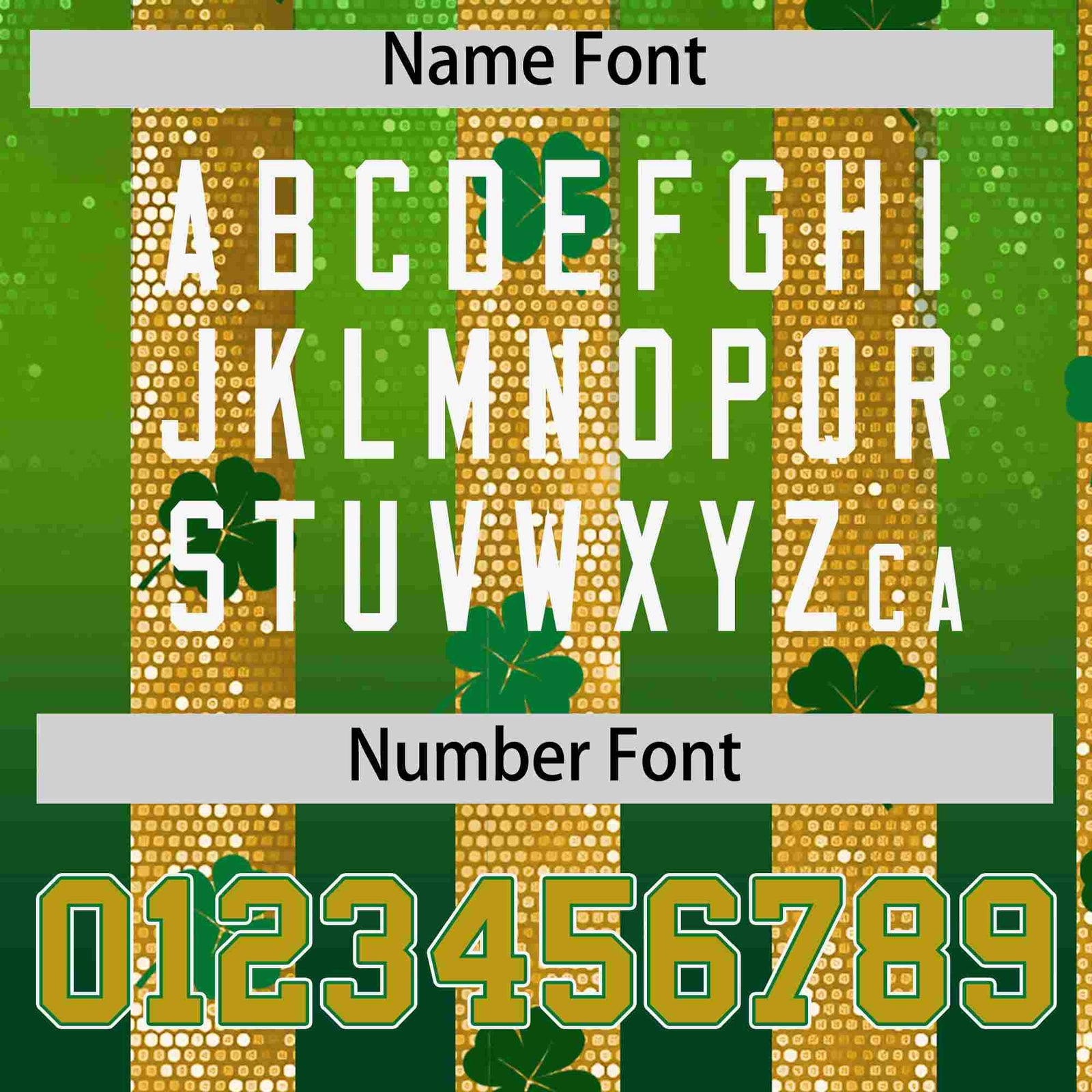 Custom Kelly Green Green St.Patrick's Day Personalized Four Leaf Clover Pattern Baseball Jersey| KXKSHOP