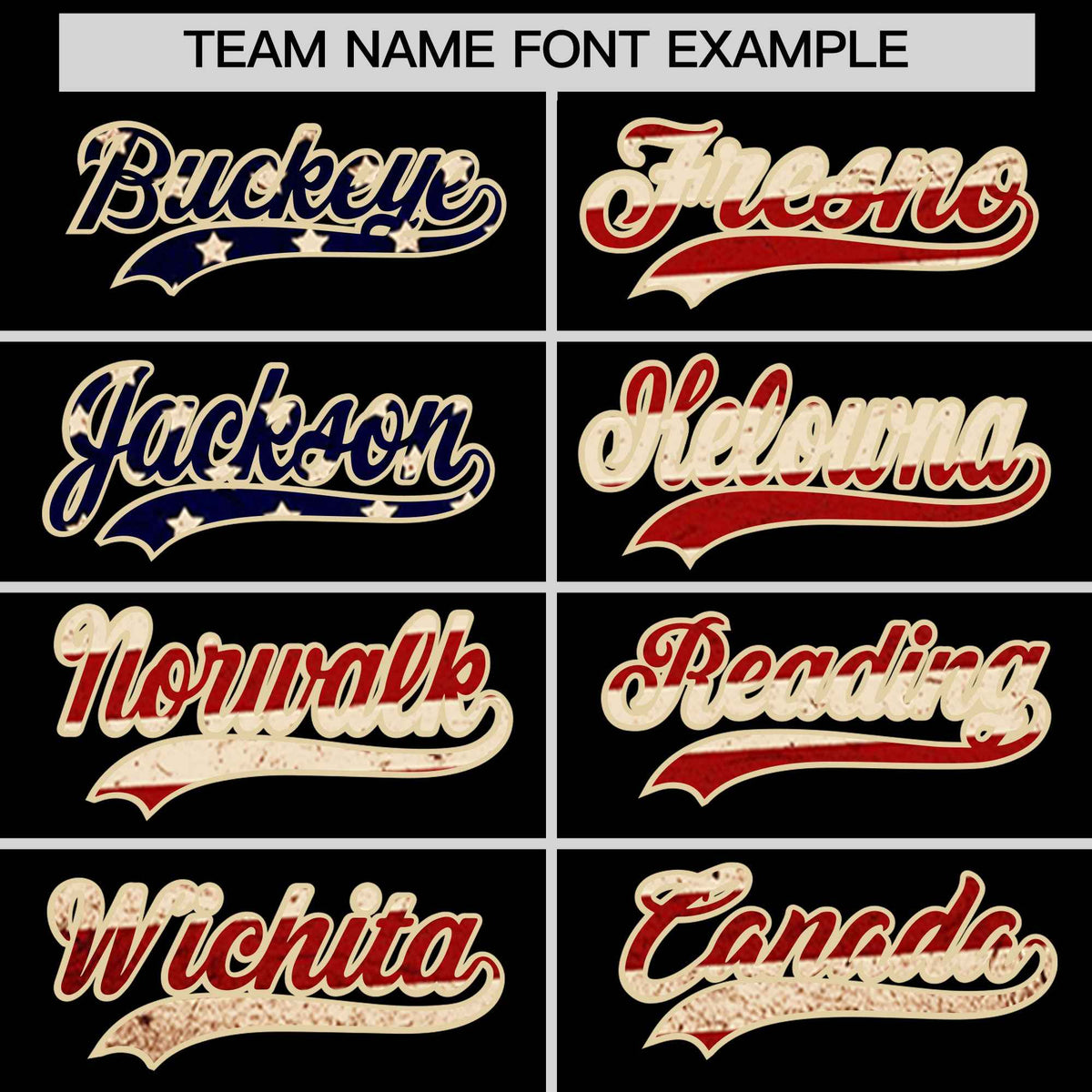 Custom Black Cream Vintage USA Flag Authentic Baseball Jersey