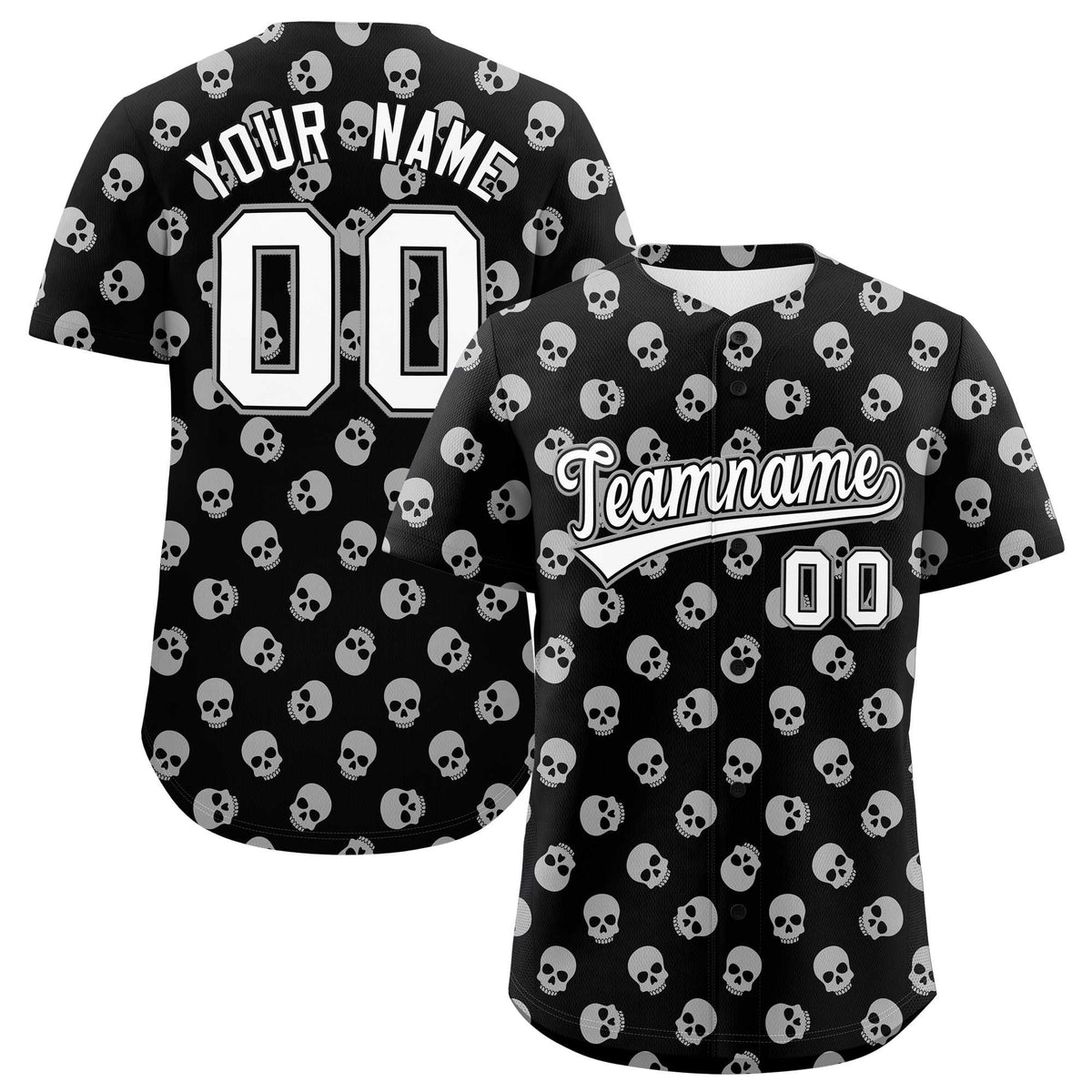 Custom Multi Color Halloween Authentic Baseball Jersey