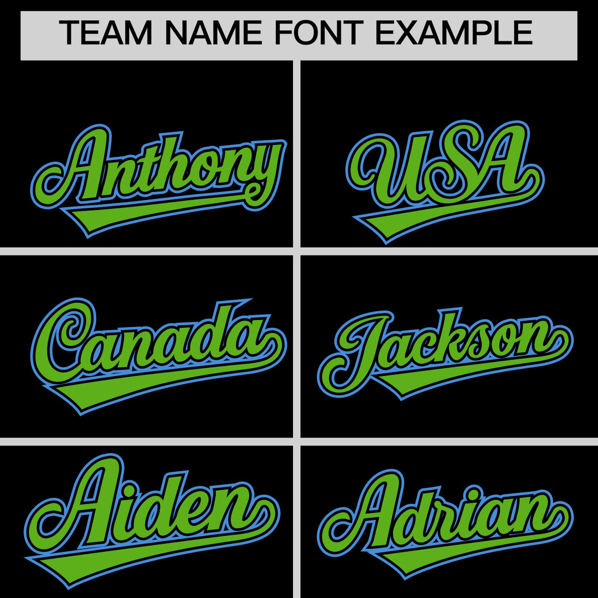 Custom Black Green Powder Blue Sleeve Flag Lace Baseball Jersey | Sublimation Printed & Embroidery,Add Name and Numbern,Perfect for Teams | KXKSHOP