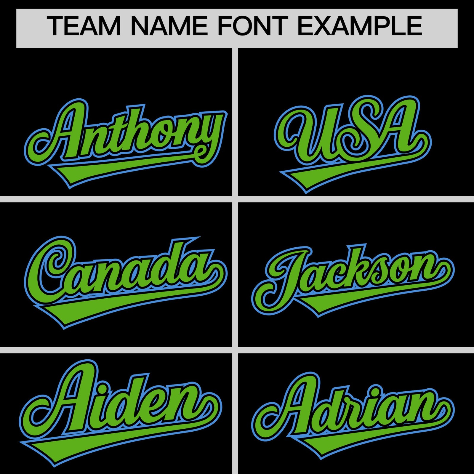 Custom Black Green Powder Blue Sleeve Flag Lace Baseball Jersey | Sublimation Printed & Embroidery,Add Name and Numbern,Perfect for Teams | KXKSHOP