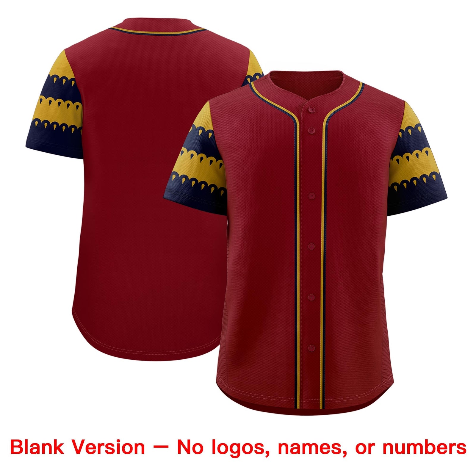 Custom Crimson Old Gold Navy Sleeve Flag Lace Baseball Jersey | Sublimation Printed & Embroidery,Add Name and Numbern,Perfect for Teams | KXKSHOP
