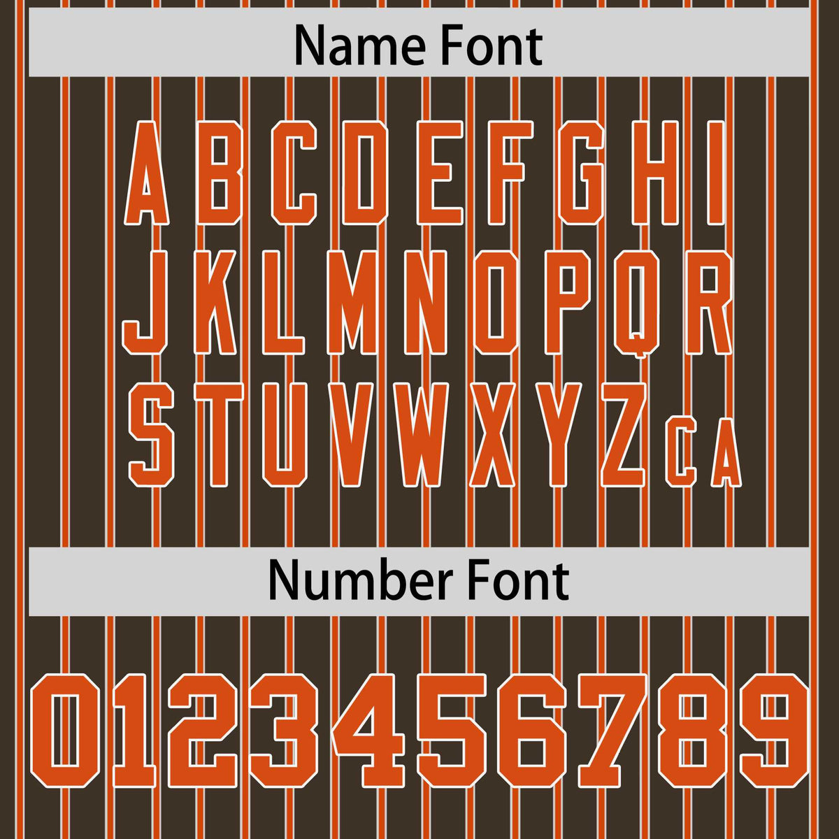 Custom Brown White Tricolor Stripe Fashion Authentic Baseball Jersey