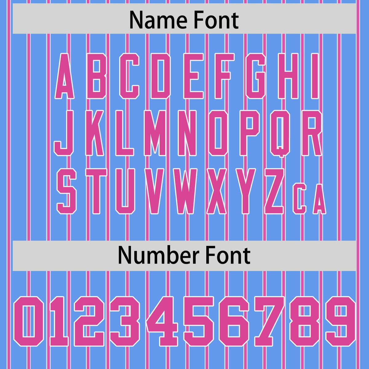 Custom Powder Blue White Tricolor Stripe Fashion Authentic Baseball Jersey