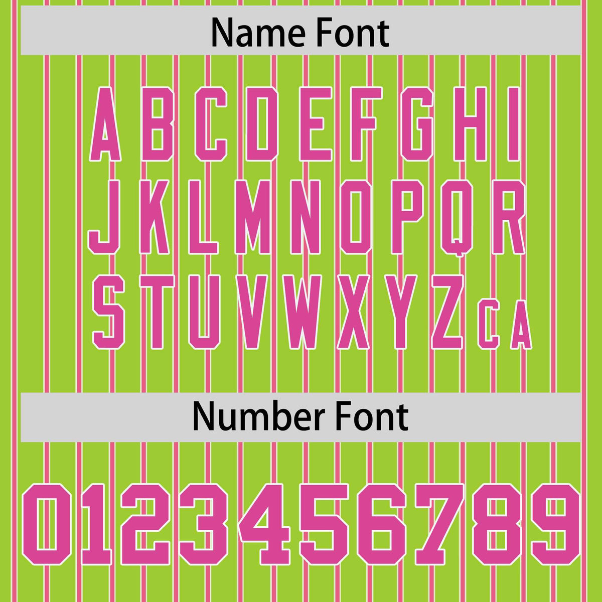 Custom Neon Green White Tricolor Stripe Fashion Authentic Baseball Jersey