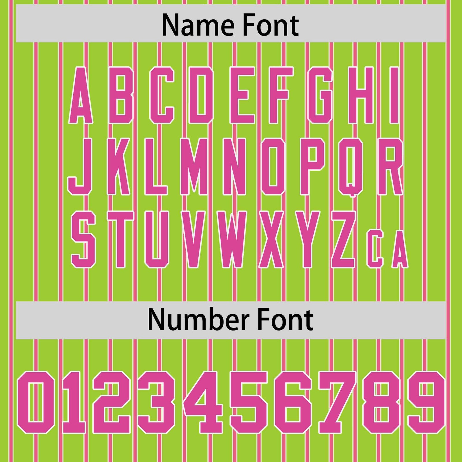 Custom Neon Green White Tricolor Stripe Fashion Authentic Baseball Jersey