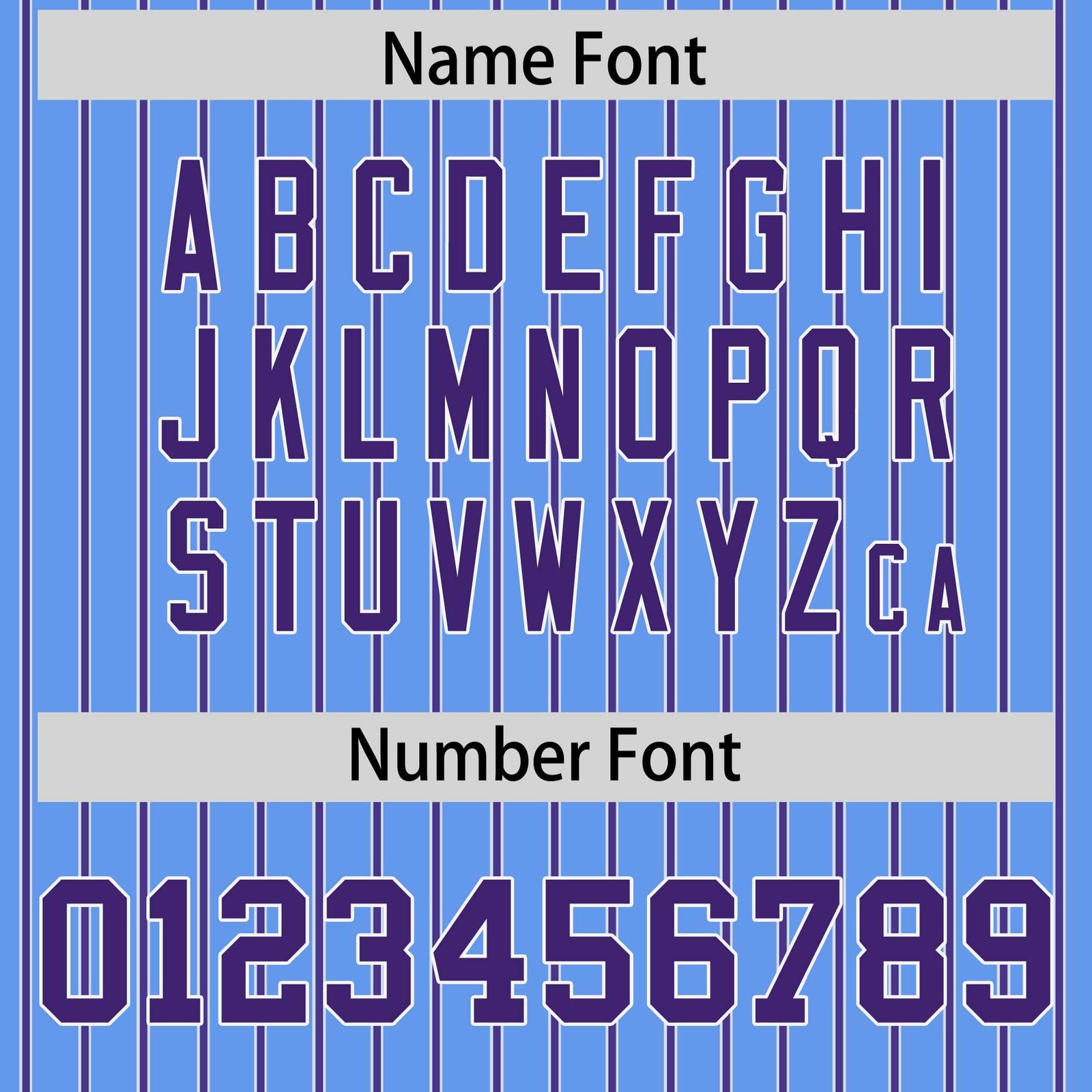 Custom Powder Blue White Tricolor Stripe Fashion Authentic Baseball Jersey