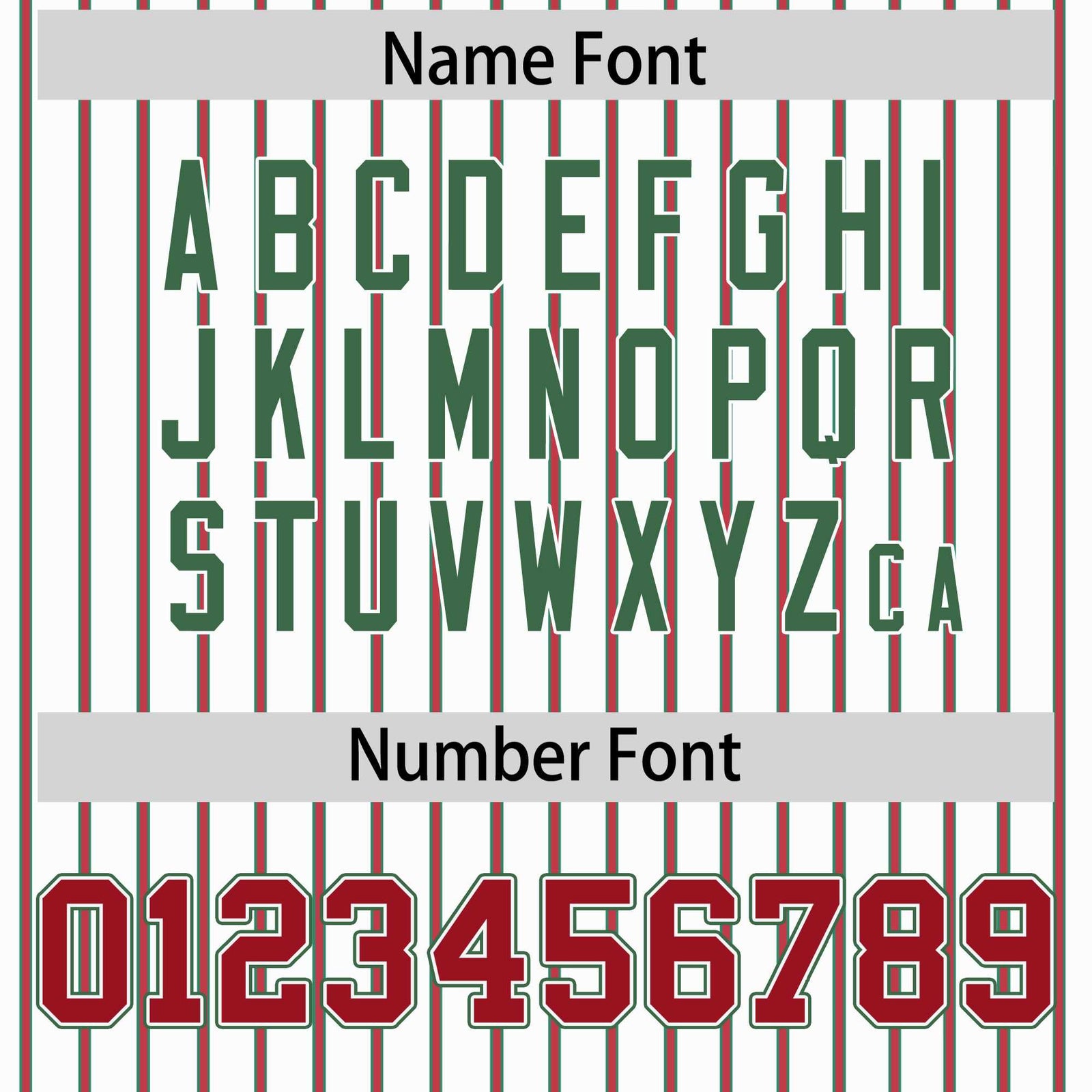 Custom White Kelly Green Tricolor Stripe Fashion Authentic Baseball Jersey