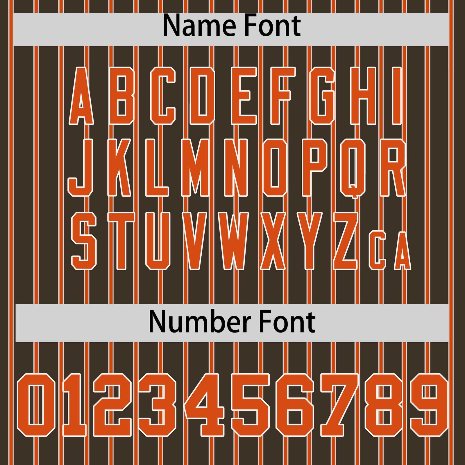 Custom Brown White Tricolor Stripe Fashion Authentic Baseball Jersey