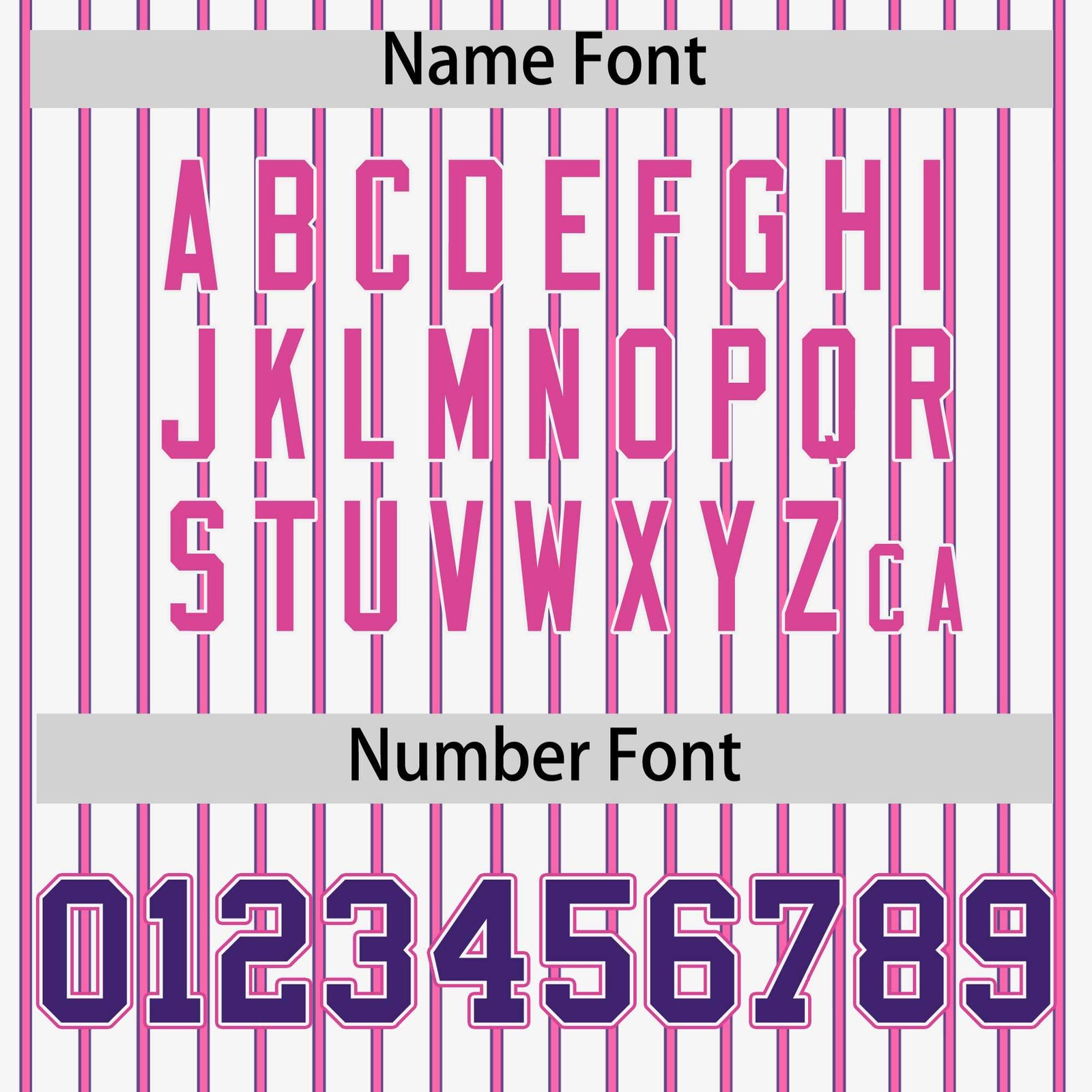 Custom White Purple Tricolor Stripe Fashion Authentic Baseball Jersey