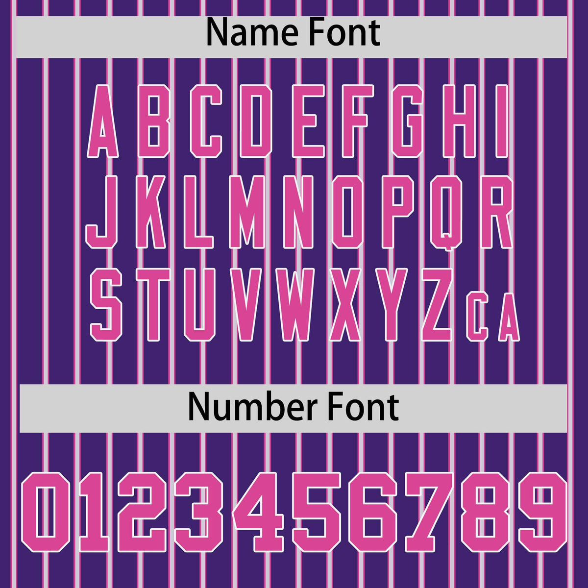 Custom Purple White Tricolor Stripe Fashion Authentic Baseball Jersey