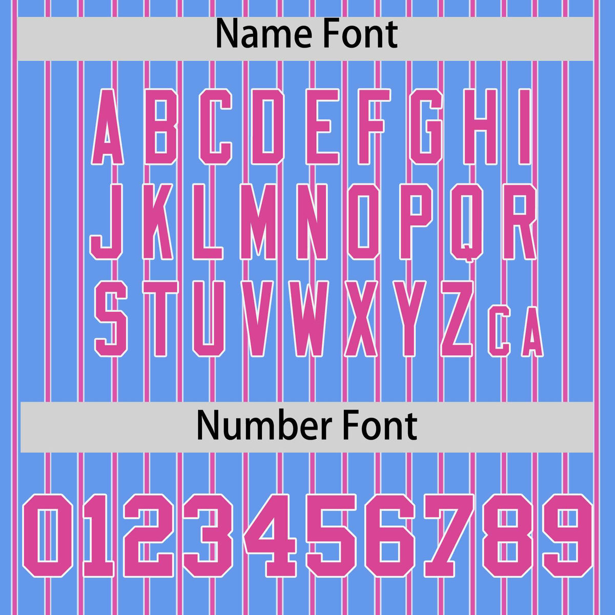 Custom Powder Blue White Tricolor Stripe Fashion Authentic Baseball Jersey