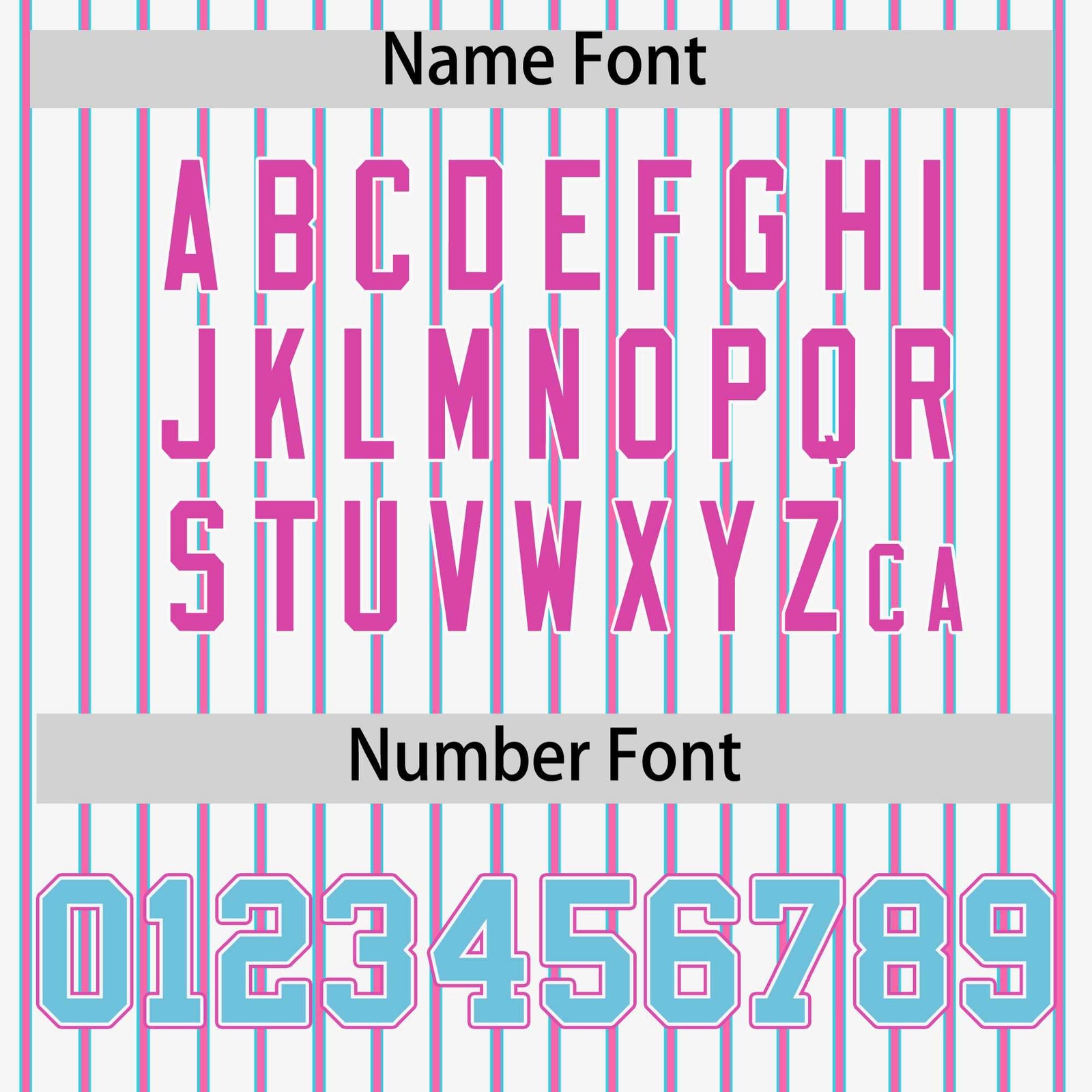 Custom White Sky Blue Tricolor Stripe Fashion Authentic Baseball Jersey