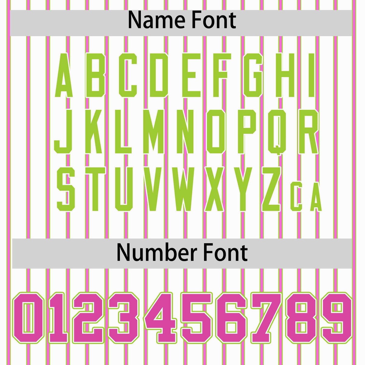 Custom White Neon Green Tricolor Stripe Fashion Authentic Baseball Jersey