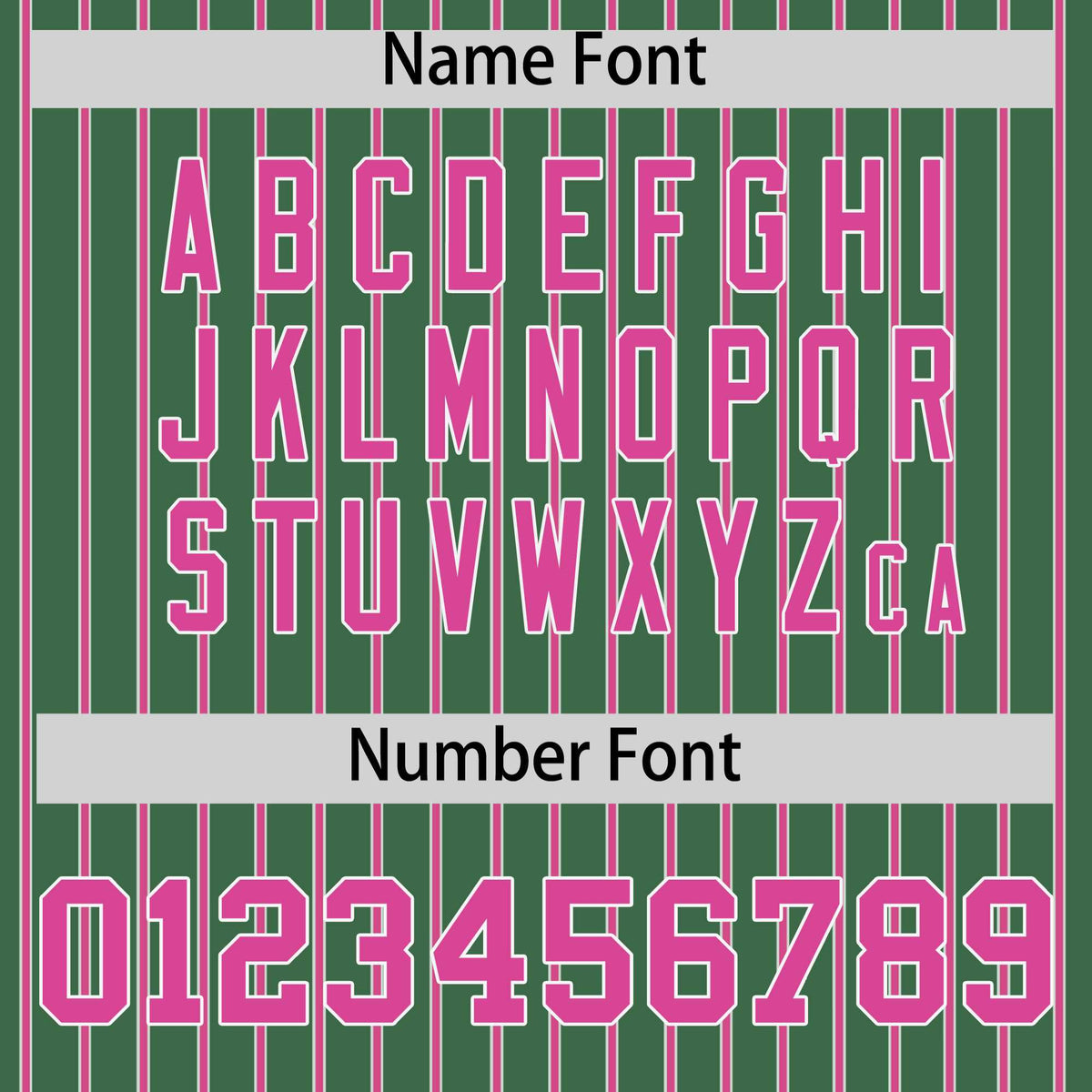 Custom Kelly Green White Tricolor Stripe Fashion Authentic Baseball Jersey