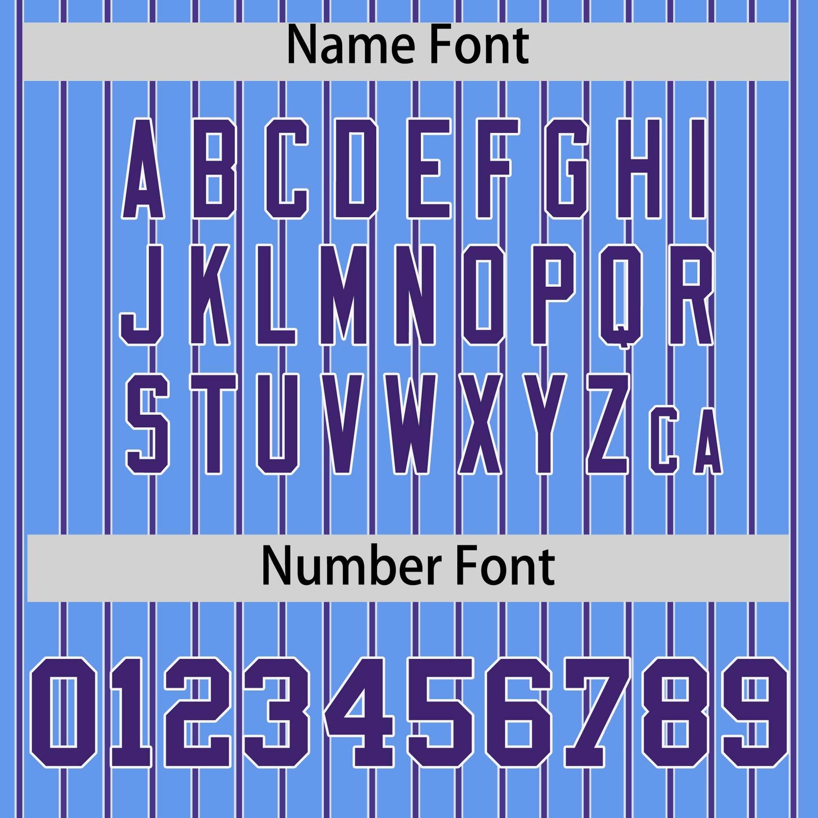 Custom Powder Blue White Tricolor Stripe Fashion Authentic Baseball Jersey