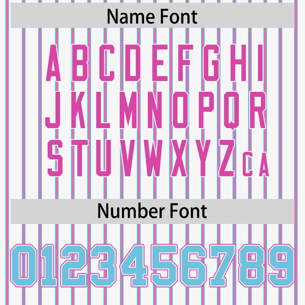 Custom White Sky Blue Tricolor Stripe Fashion Authentic Baseball Jersey