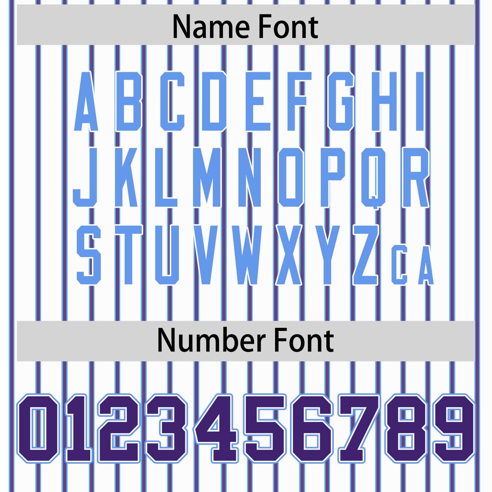 Custom White Powder Blue Tricolor Stripe Fashion Authentic Baseball Jersey