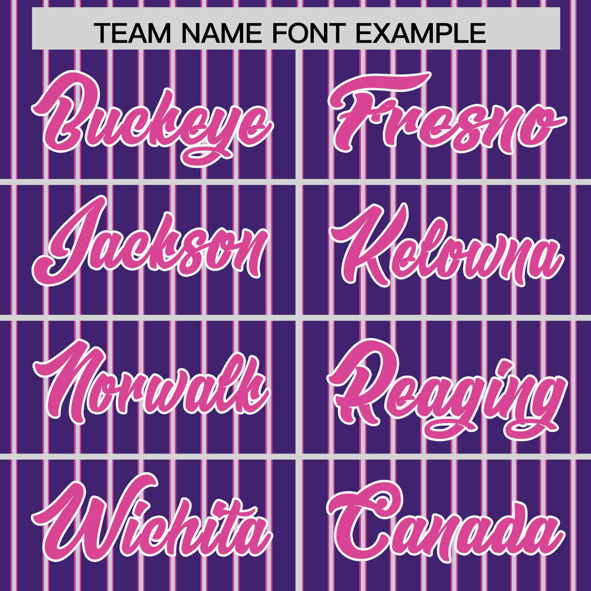 Custom Purple White Tricolor Stripe Fashion Authentic Baseball Jersey