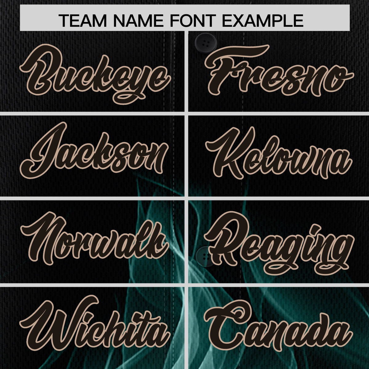Custom Black Midnight Green White Flame Graffiti Pattern Personalization Baseball Jersey| KXKSHOP