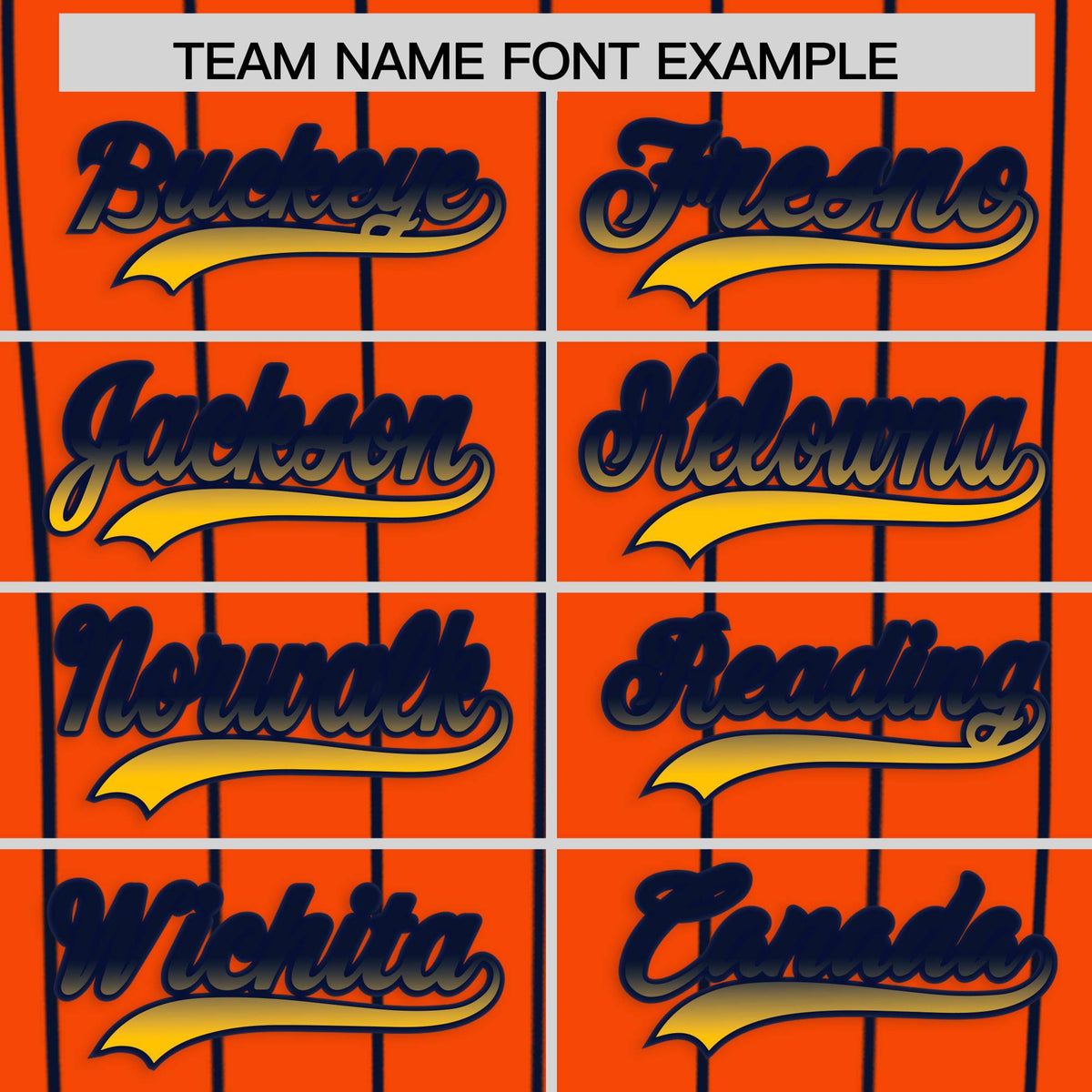 Custom Orange Houston City Silhouette Authentic Baseball Jersey