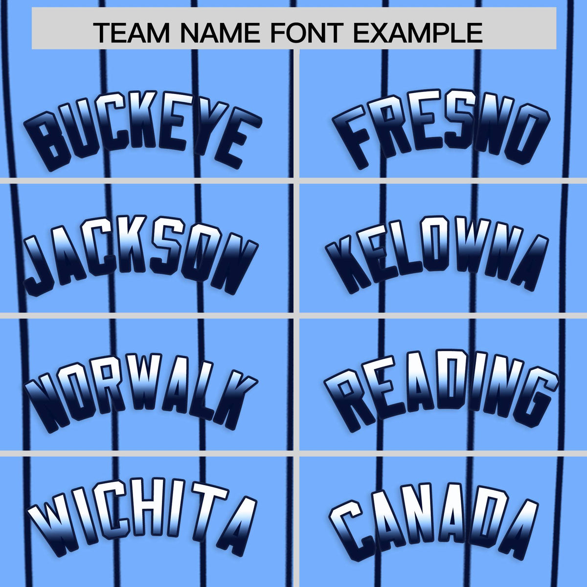 Custom Light Blue Tampa City Silhouette Authentic Baseball Jersey