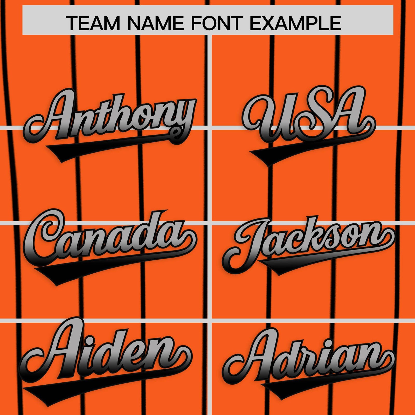 Custom Orange Baltimore City Silhouette Authentic Baseball Jersey