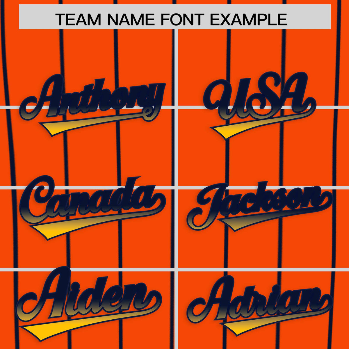 Custom Orange Houston City Silhouette Authentic Baseball Jersey