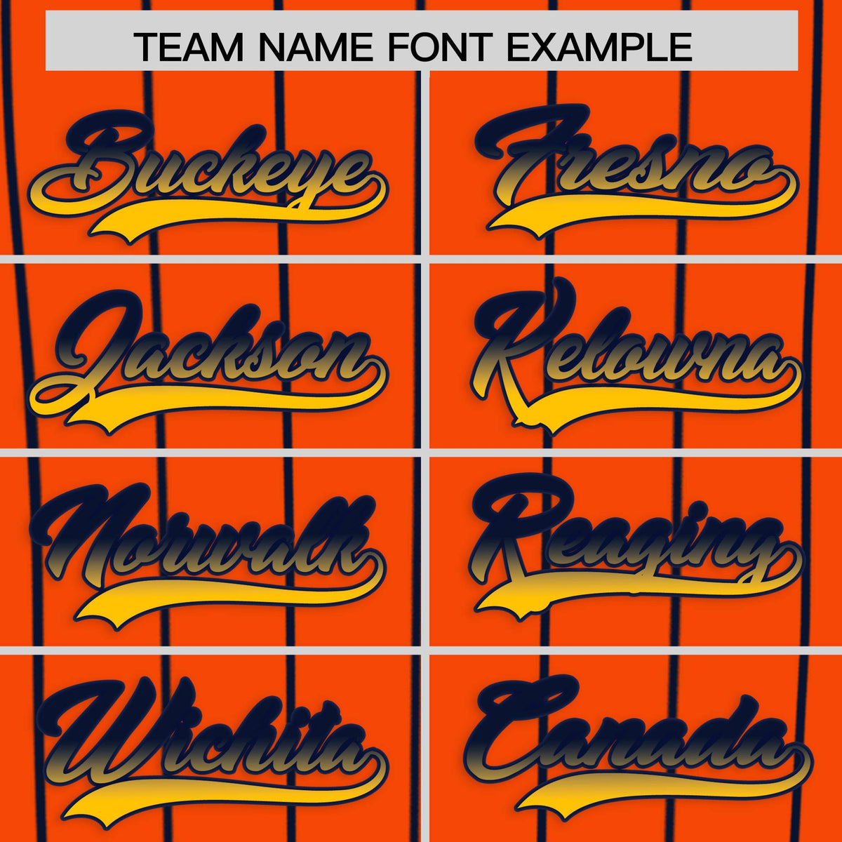 Custom Orange Houston City Silhouette Authentic Baseball Jersey