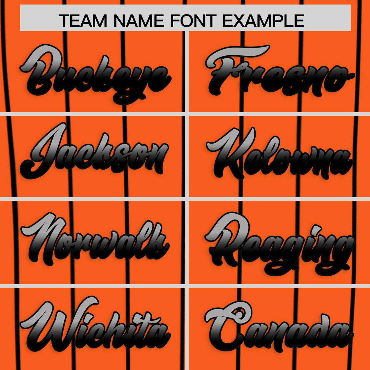 Custom Orange Baltimore City Silhouette Authentic Baseball Jersey