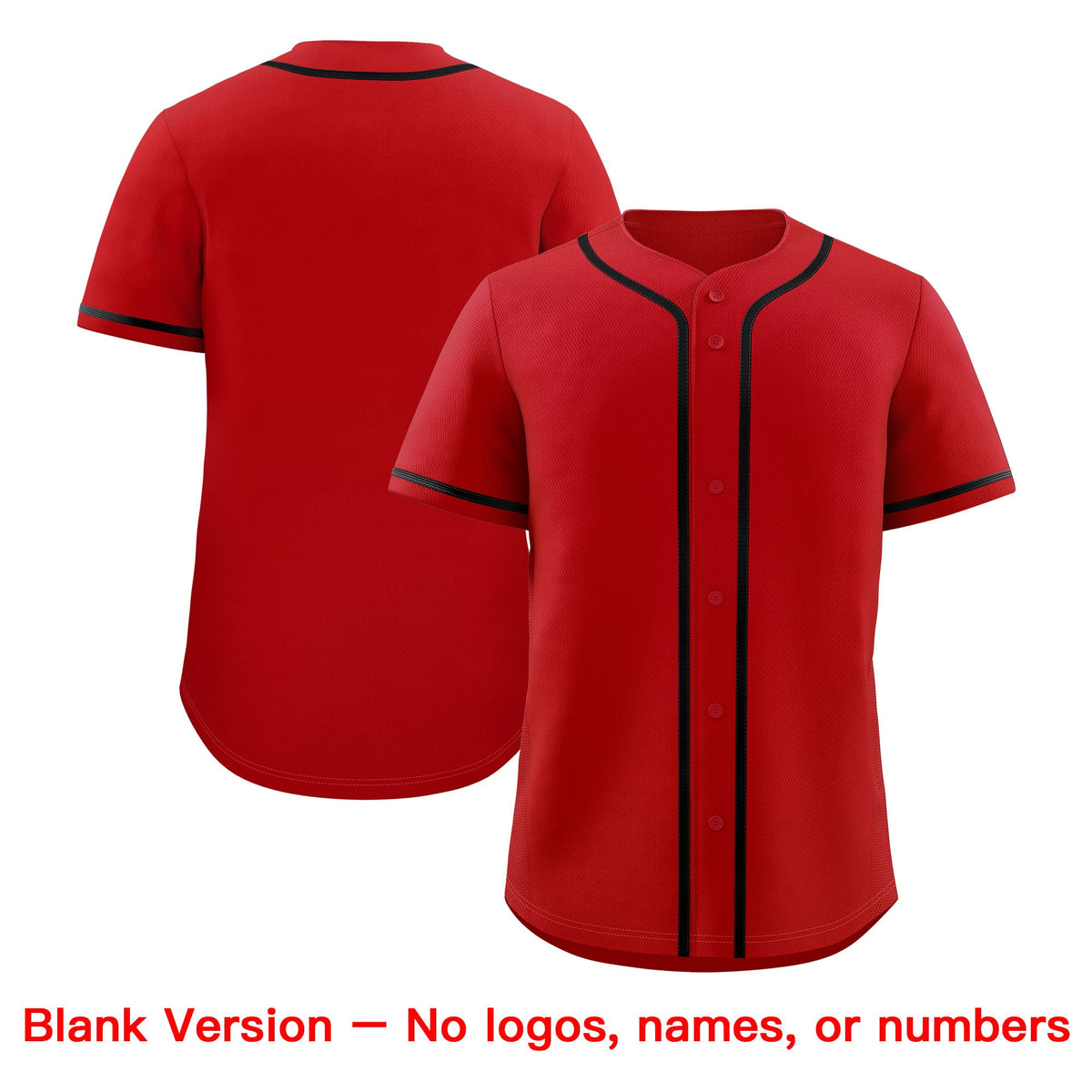 Custom Red Black Classic Style Stitched Sports Uniform Personalized For Teams Baseball Jersey| KXKSHOP