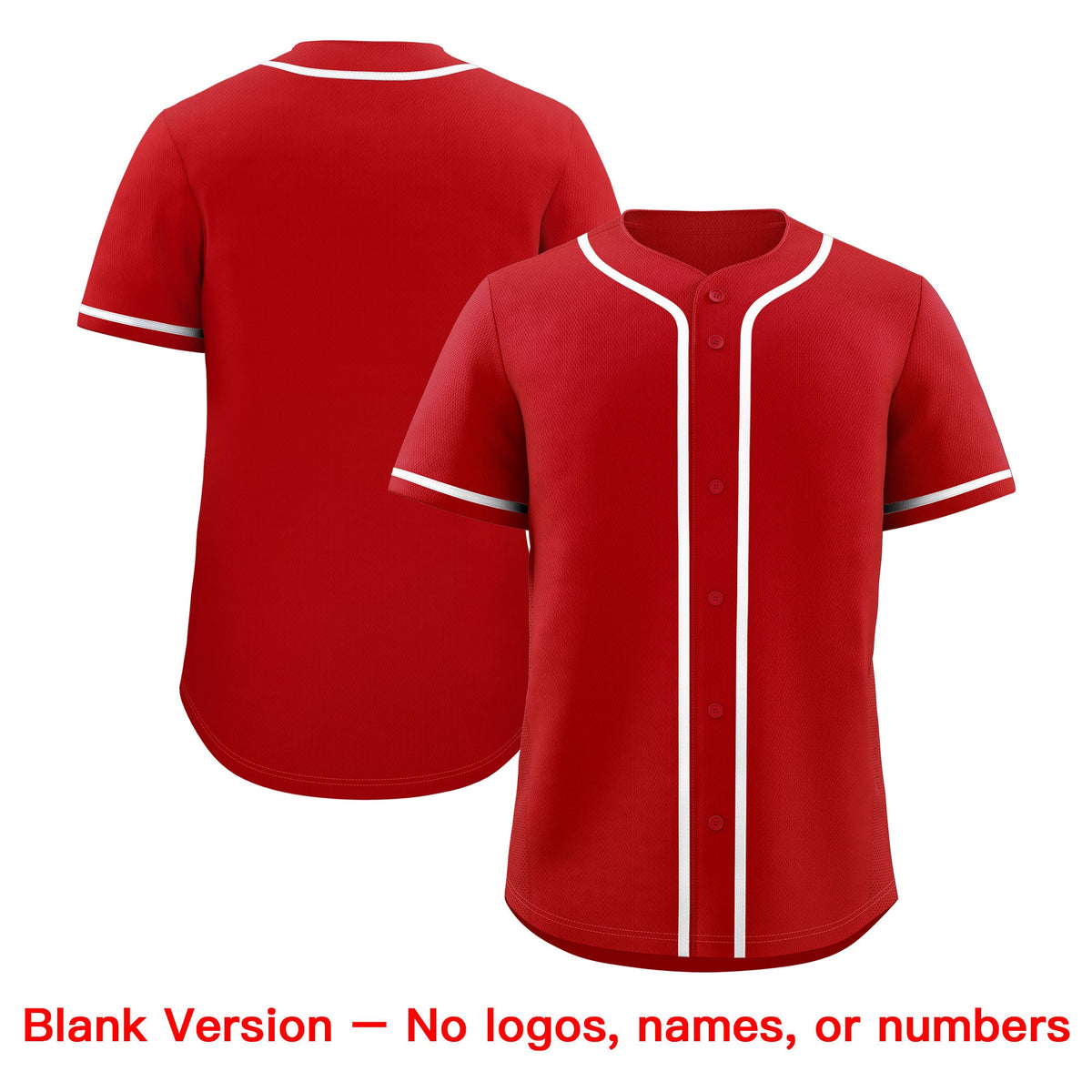 Custom Red White Classic Style Stitched Sports Uniform Personalized For Teams Baseball Jersey| KXKSHOP