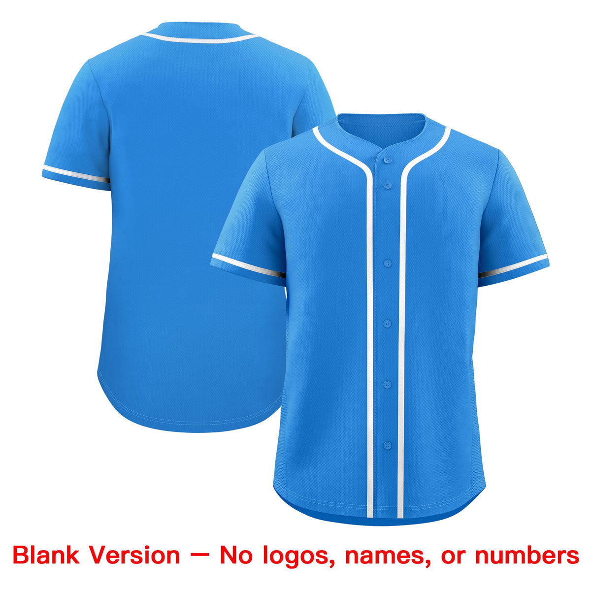 Custom Light Blue White Classic Style Stitched Sports Uniform Personalized For Teams Baseball Jersey| KXKSHOP