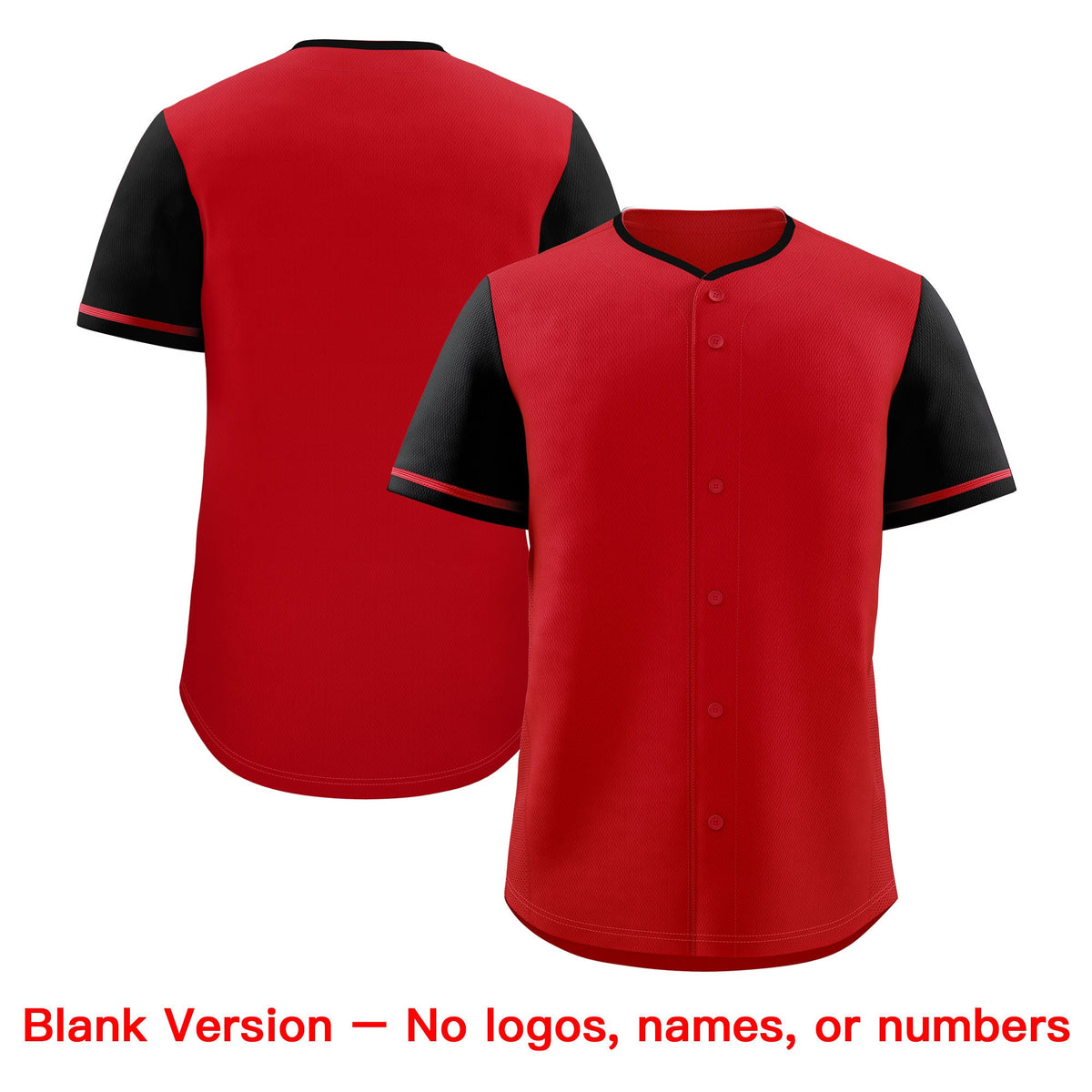 Custom Red Black Classic Style Stitched Sports Uniform Personalized For Teams Baseball Jersey| KXKSHOP