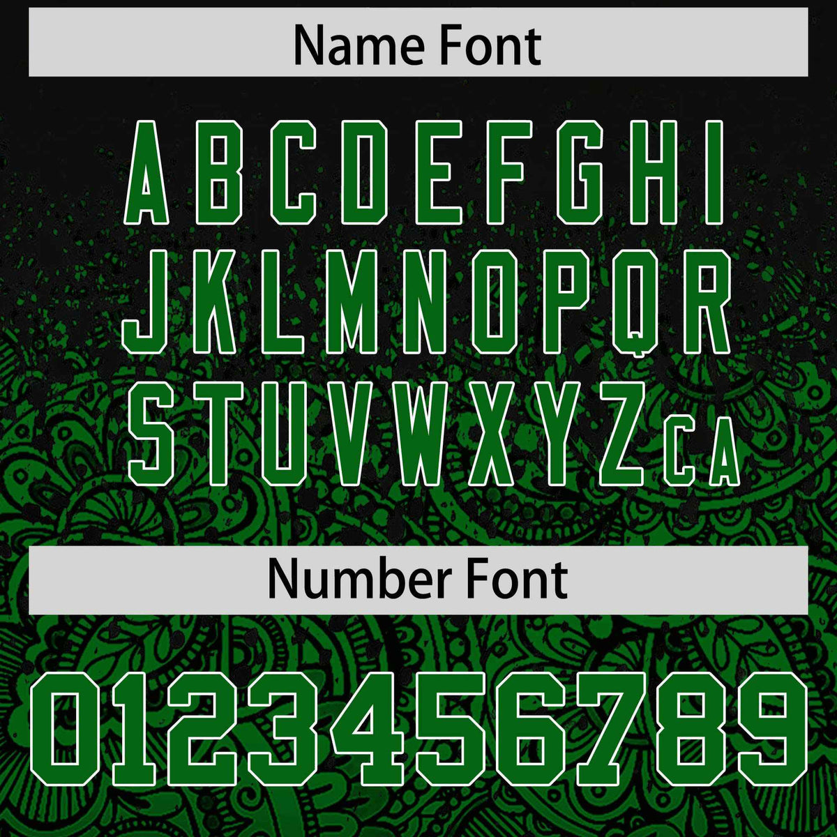 Custom Black Kelly Green Floral Print Pattern Full Button Gradient Fashion Baseball Jersey