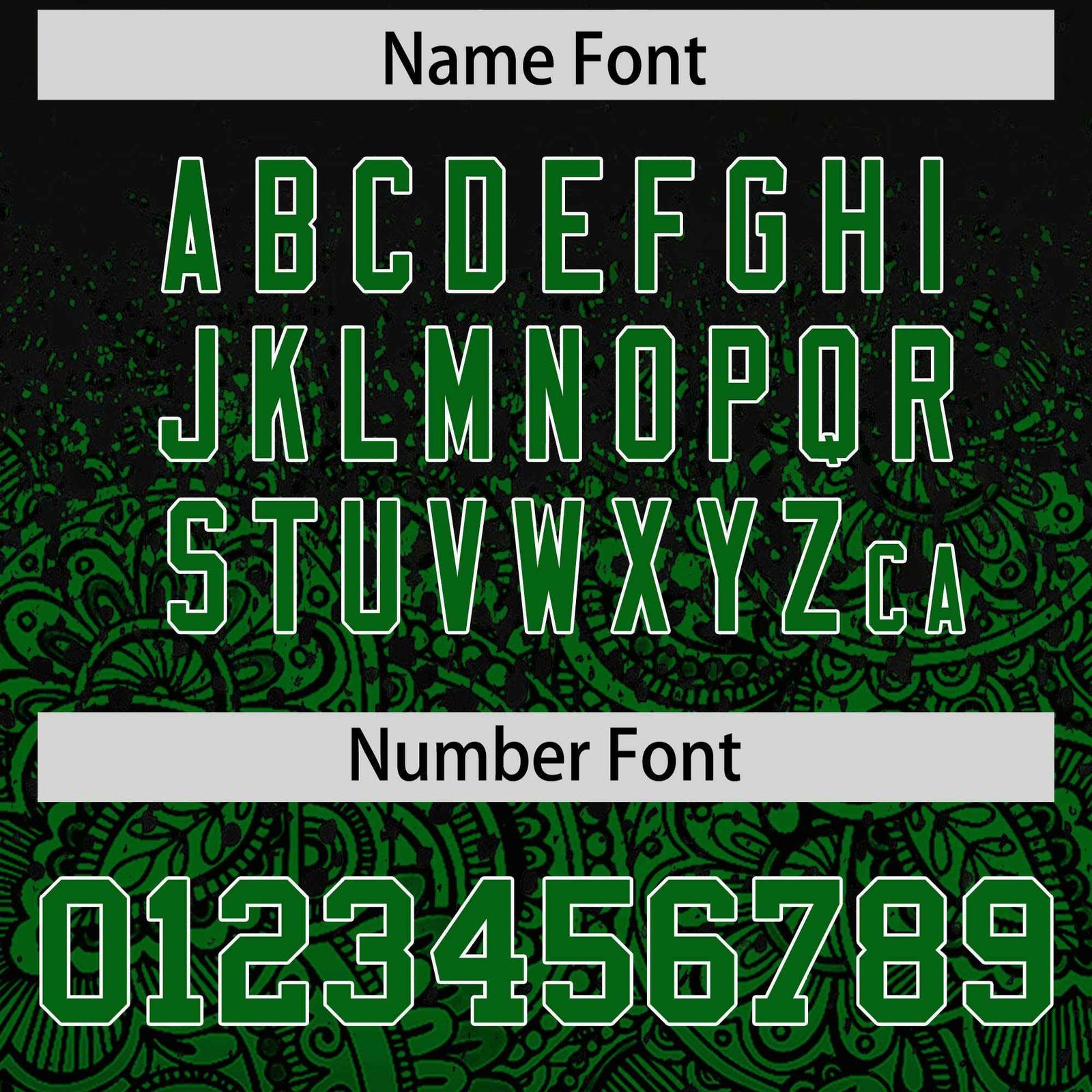 Custom Black Kelly Green Floral Print Pattern Full Button Gradient Fashion Baseball Jersey