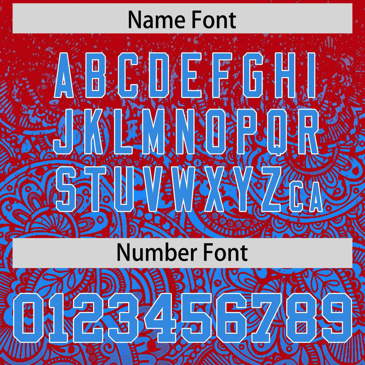 Custom Red Light Blue Floral Print Pattern Full Button Gradient Fashion Baseball Jersey