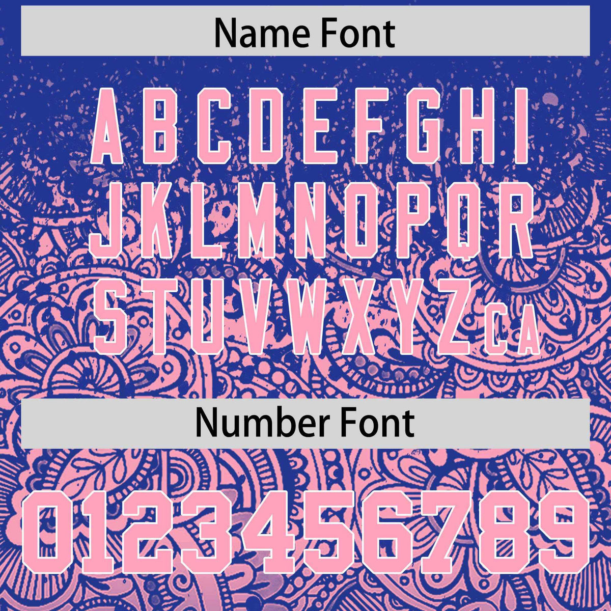 Custom Royal Light Pink Floral Print Pattern Full Button Gradient Fashion Baseball Jersey