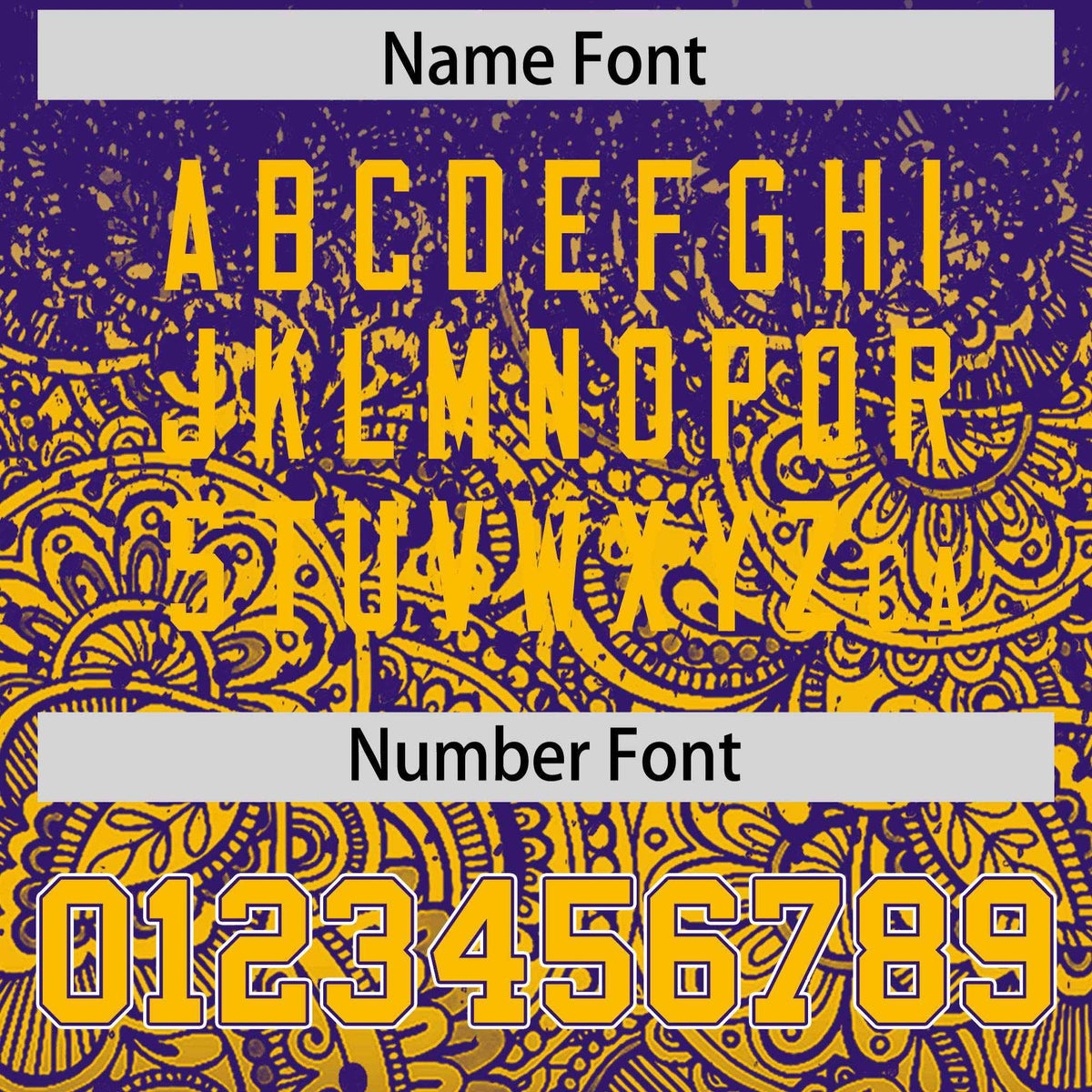 Custom Purple Yellow Floral Print Pattern Full Button Gradient Fashion Baseball Jersey