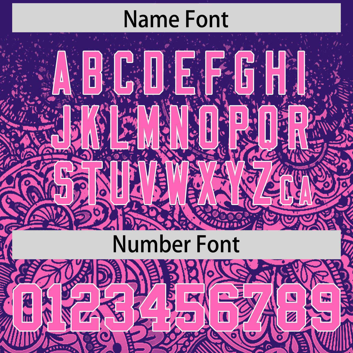 Custom Purple Pink Floral Print Pattern Full Button Gradient Fashion Baseball Jersey