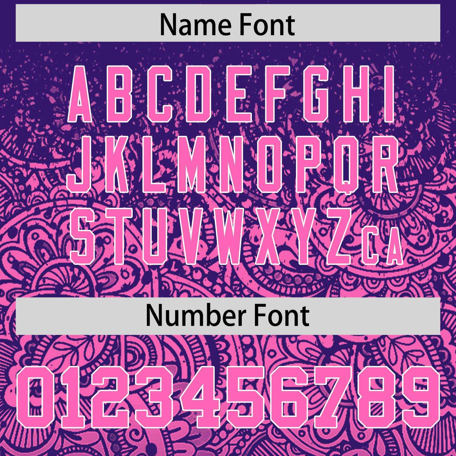 Custom Purple Pink Floral Print Pattern Full Button Gradient Fashion Baseball Jersey