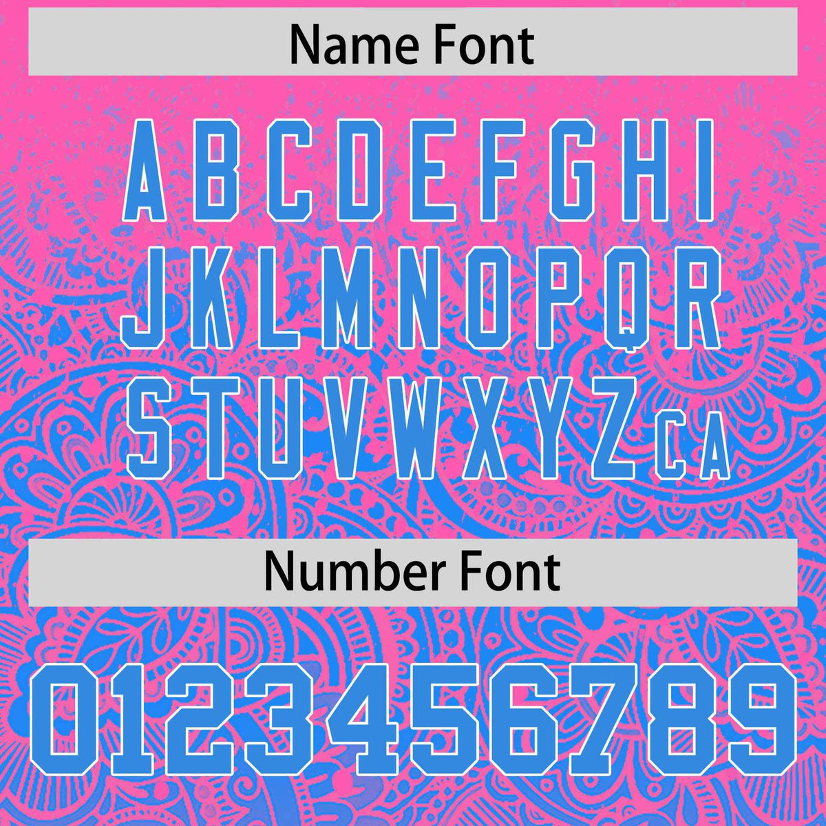 Custom Pink Light Blue Floral Print Pattern Full Button Gradient Fashion Baseball Jersey