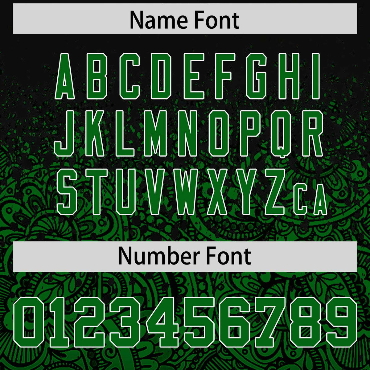 Custom Black Kelly Green Floral Print Pattern Full Button Gradient Fashion Baseball Jersey