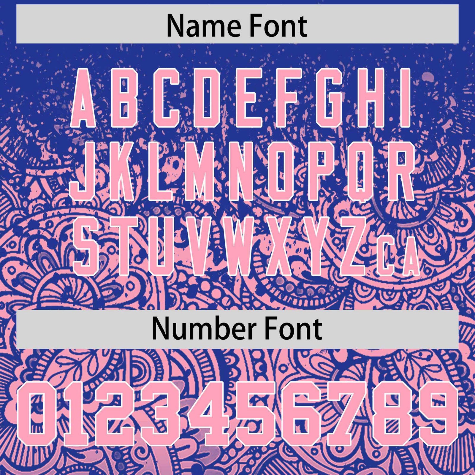 Custom Royal Light Pink Floral Print Pattern Full Button Gradient Fashion Baseball Jersey