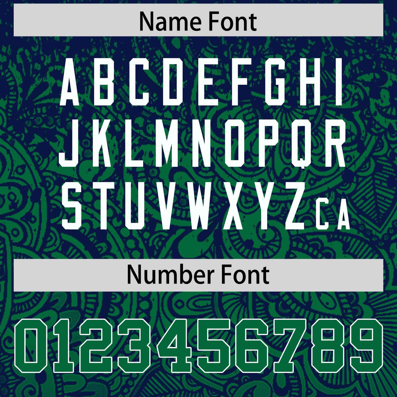 Custom Navy Kelly Green Floral Print Pattern Full Button Gradient Fashion Baseball Jersey